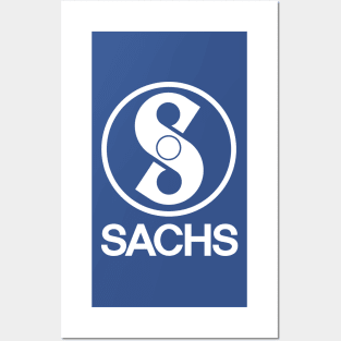 Sachs S logo (white) Posters and Art